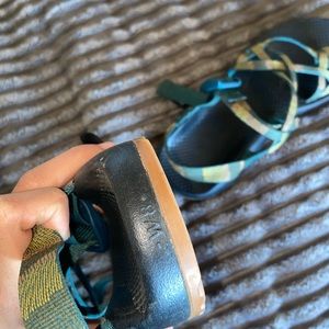 Chaco sandals green